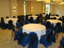 blue chair covers
